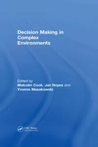 Decision Making in Complex Environments_cover