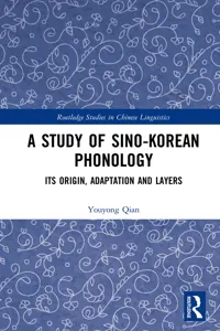 A Study of Sino-Korean Phonology_cover