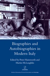 Biographies and Autobiographies in Modern Italy: a Festschrift for John Woodhouse_cover