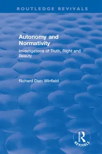 Autonomy and Normativity_cover