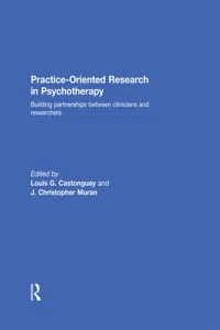 Practice-Oriented Research in Psychotherapy_cover