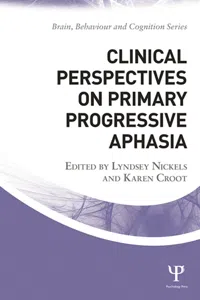 Clinical Perspectives on Primary Progressive Aphasia_cover