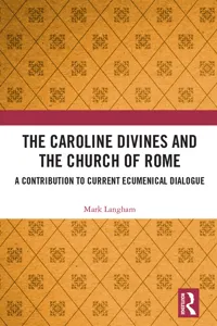 The Caroline Divines and the Church of Rome_cover