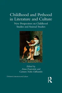 Childhood and Pethood in Literature and Culture_cover