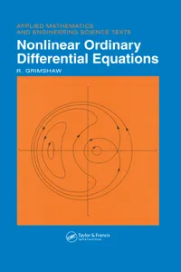 Nonlinear Ordinary Differential Equations_cover