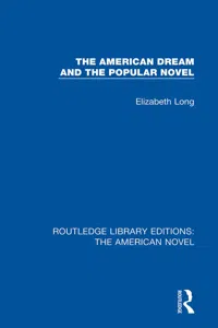 The American Dream and the Popular Novel_cover