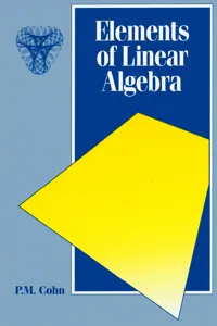 Elements of Linear Algebra_cover