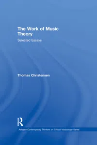 The Work of Music Theory_cover