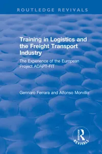 Training in Logistics and the Freight Transport Industry_cover
