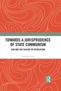 Towards A Jurisprudence of State Communism_cover