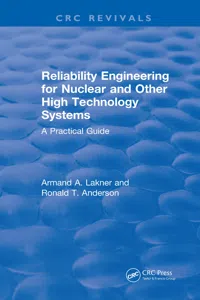 Reliability Engineering for Nuclear and Other High Technology Systems_cover