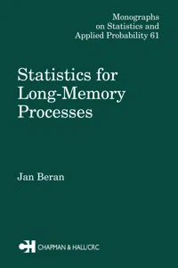 Statistics for Long-Memory Processes_cover