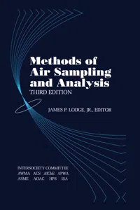 Methods of Air Sampling and Analysis_cover