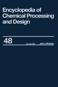 Encyclopedia of Chemical Processing and Design_cover