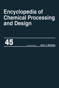 Encyclopedia of Chemical Processing and Design_cover