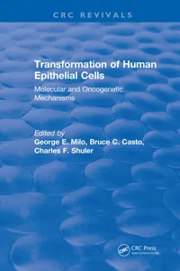 Transformation of Human Epithelial Cells_cover