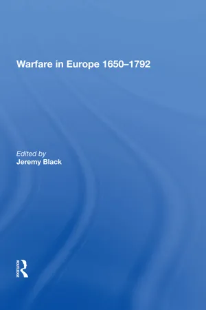 Warfare in Europe 1650�1792