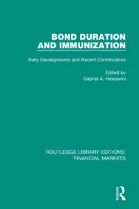 Bond Duration and Immunization_cover