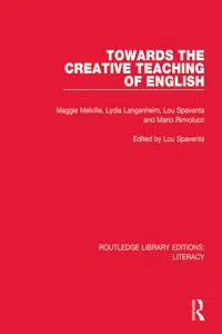 Towards the Creative Teaching of English_cover