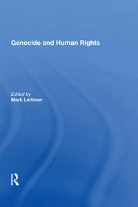 Genocide and Human Rights_cover