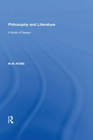 Philosophy and Literature