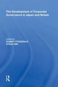 The Development of Corporate Governance in Japan and Britain_cover