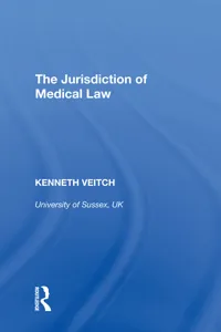 The Jurisdiction of Medical Law_cover