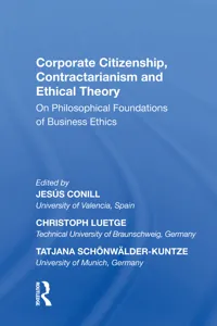 Corporate Citizenship, Contractarianism and Ethical Theory_cover