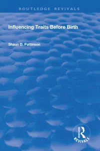 Influencing Traits Before Birth_cover