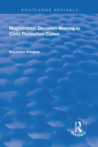Magistrates' Decision-Making in Child Protection Cases_cover