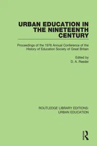 Urban Education in the 19th Century_cover