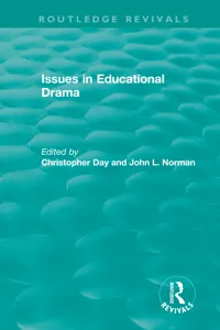 Issues in Educational Drama_cover