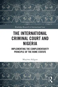 The International Criminal Court and Nigeria_cover