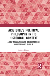 Aristotle's Political Philosophy in its Historical Context_cover