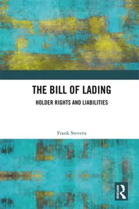 The Bill of Lading_cover
