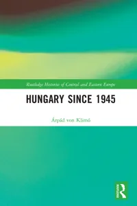Hungary since 1945_cover