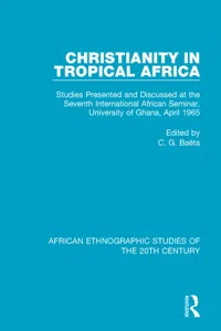 Christianity in Tropical Africa_cover