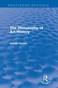 The Philosophy of Art History_cover