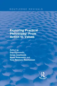 Exploring Practical Philosophy: From Action to Values_cover