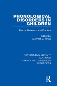 Phonological Disorders in Children_cover