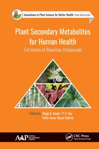 Plant Secondary Metabolites for Human Health_cover