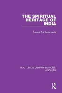 The Spiritual Heritage of India_cover