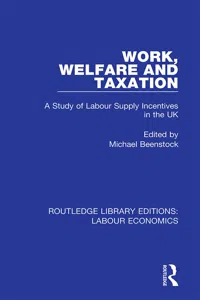 Work, Welfare and Taxation_cover