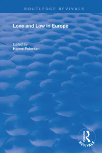 Love and Law in Europe_cover