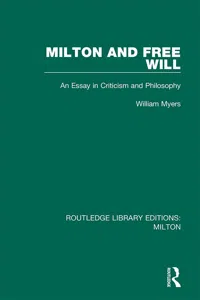 Milton and Free Will_cover