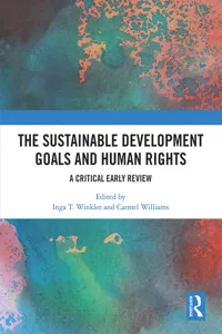 The Sustainable Development Goals and Human Rights_cover