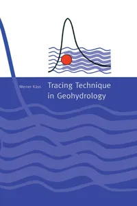 Tracing Technique in Geohydrology_cover