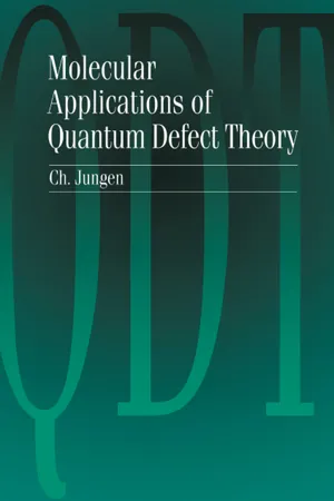 Molecular Applications of Quantum Defect Theory