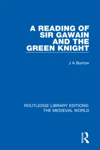 A Reading of Sir Gawain and the Green Knight_cover