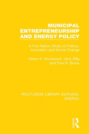 Municipal Entrepreneurship and Energy Policy